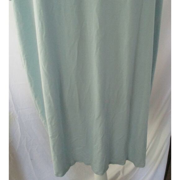 Cupio Women's Plus Blue Short Sleeve Stretch V-neck Tee Shirt Size 1X - Picture 7 of 9